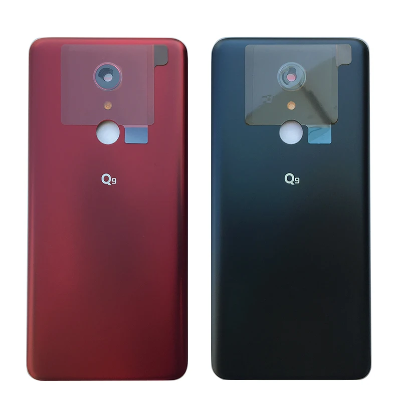Стеклянная крышка аккумулятора ZUCZUG для LG Q9 задняя корпуса с объективом камеры +
