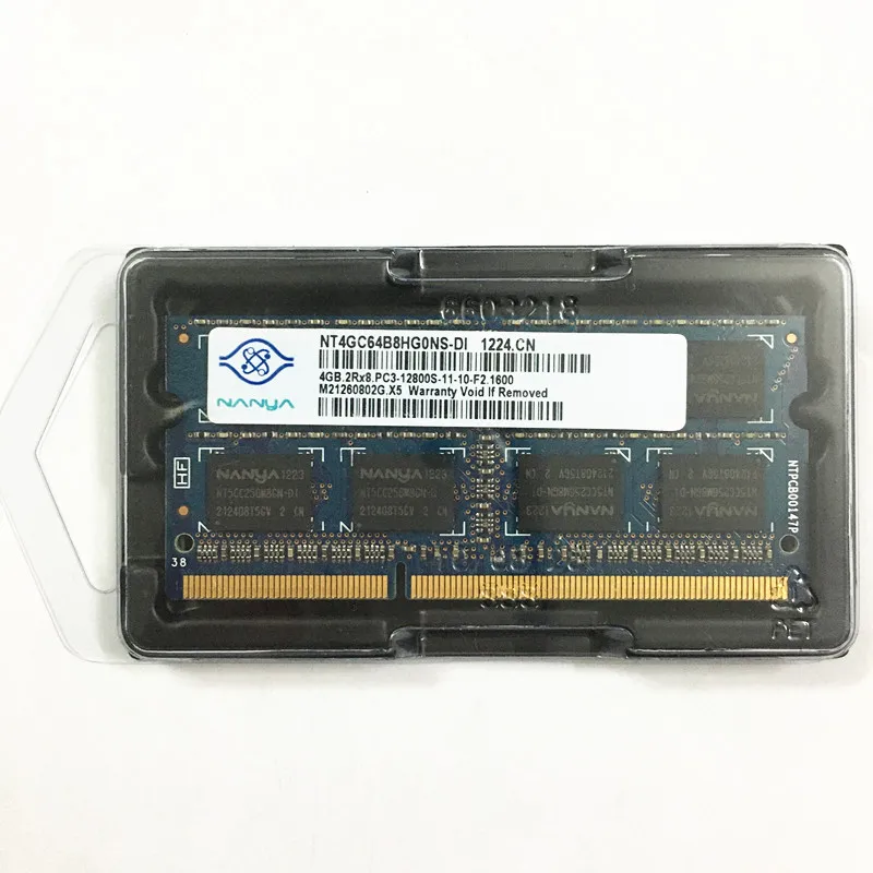 Nanya DDR3 4 Гб 1600 МГц Оперативная память 2RX8 PC3 12800S 11 ddr3 памяти ноутбука|Оперативная