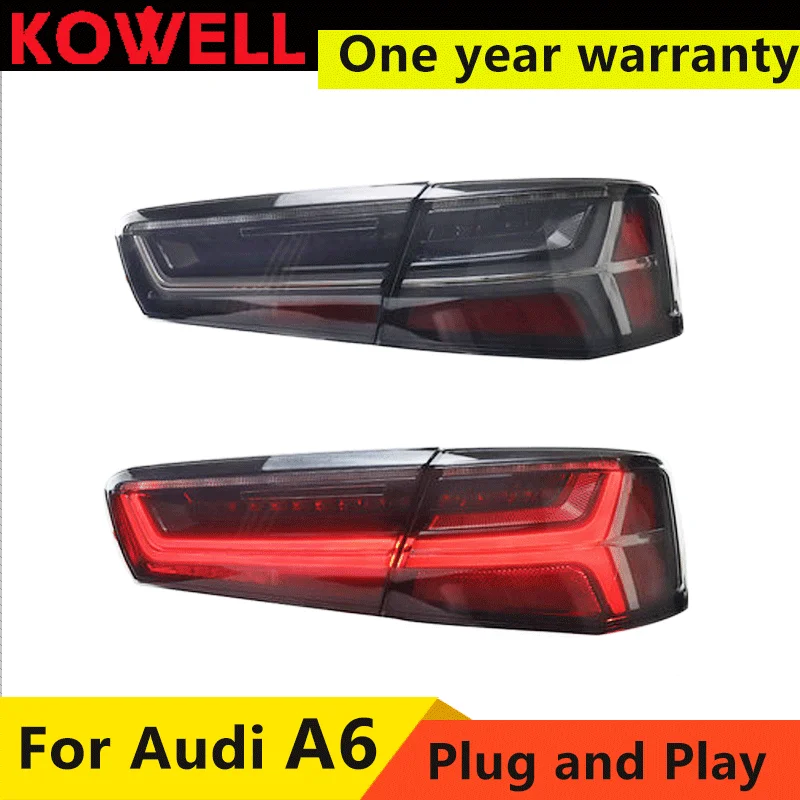 

KOWELL car styling For Audi A6 taillights 2012 2013 2014 2015 2016 for A6 rear lights dedicated car light led taillight assembly