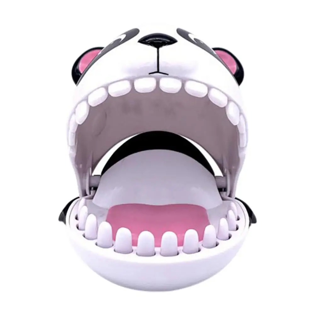 

Panda Teeth Toy Animal Biting Finger Dentist Game Toy for Kids Parent-child interactive puzzle toy Party game