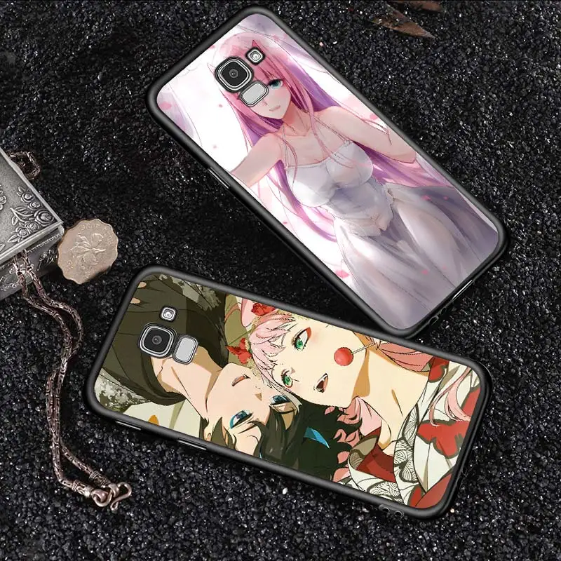 

Hot Anime Darlin For Samsung J8 J7 Duo J730 J6 J5 J530 J4 J3 J330 J2 Core Star Prime 2018 EU Plus Black Phone Case