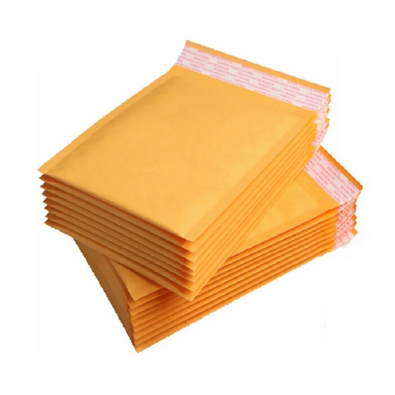 Thickened Kraft Paper Bubble Envelopes Bags Mailers Padded Shipping Envelope With Bubble Mailing Bag Business Supplies 