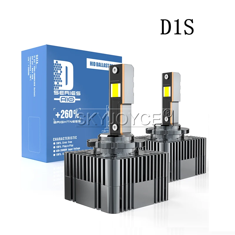 SKYJOYCE Canbus D1S светодиодная фара D3S D8S светодиодный ная лампа Plug And Play Замена