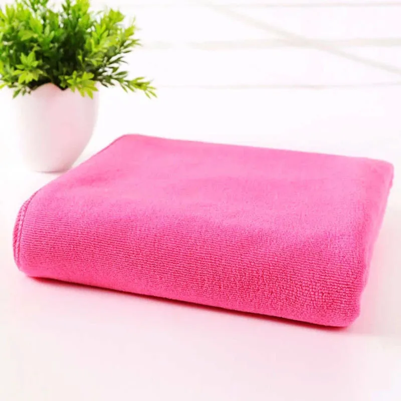 

70*140Cm Swimming Shower Bath Supersoft Bathroom Towel Large Multiple Color Microfiber Fast Drying Beach Sports Towel for