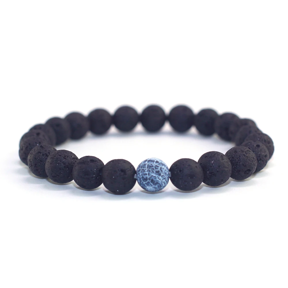 2 шт./компл. пары ювелирные изделия классический расстояние браслет для мужские