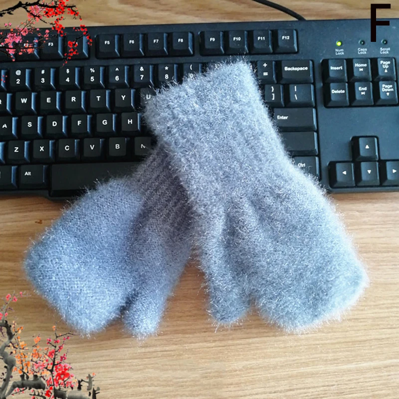 Осенне-зимние норковые кашемировые перчатки женские теплые мягкие рукавицы с