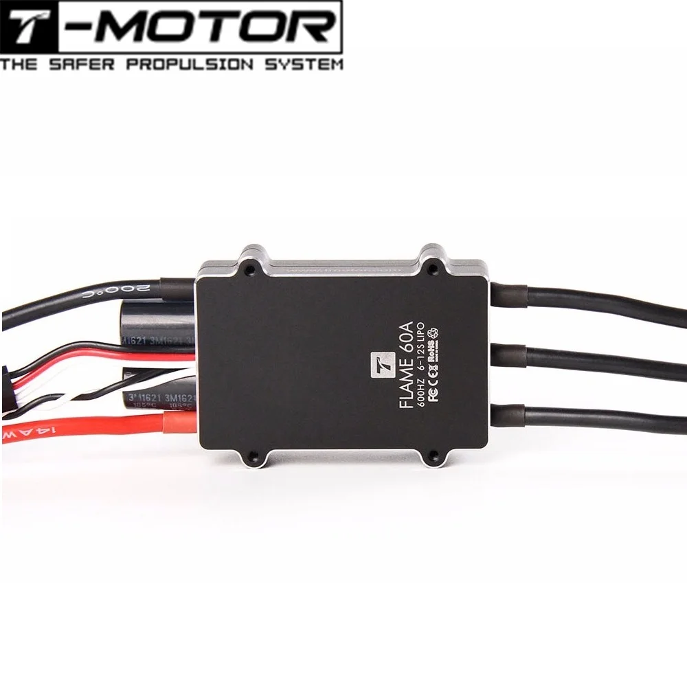 

Электронный регулятор скорости T-MOTOR FLAME 60A 600 Гц 6-12S для сельского хозяйства, установка, Квадрокоптер, вертолет, водонепроницаемый ESC