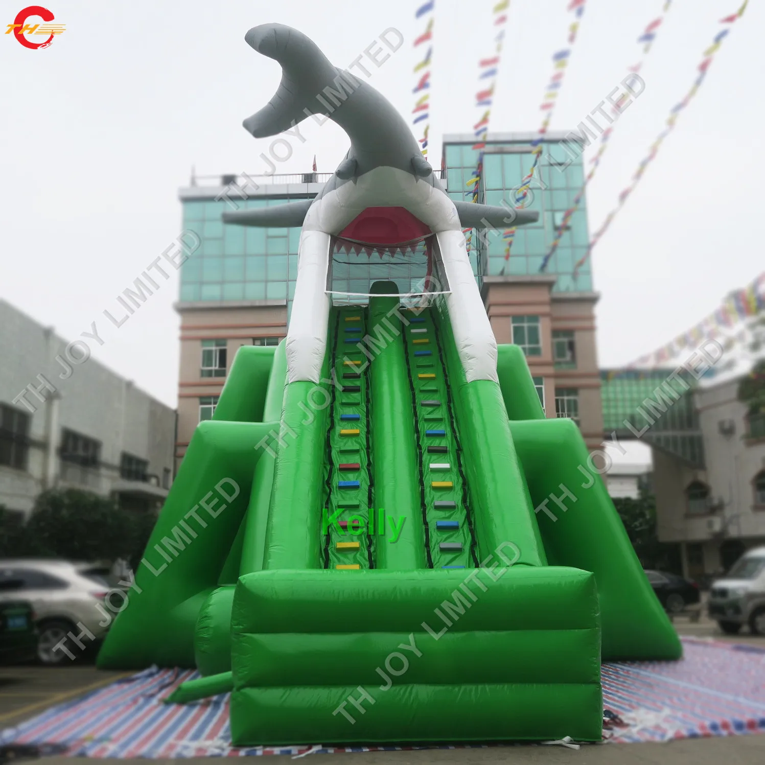 35 м длинная гигантская надувная водная горка для парка развлечений на открытом