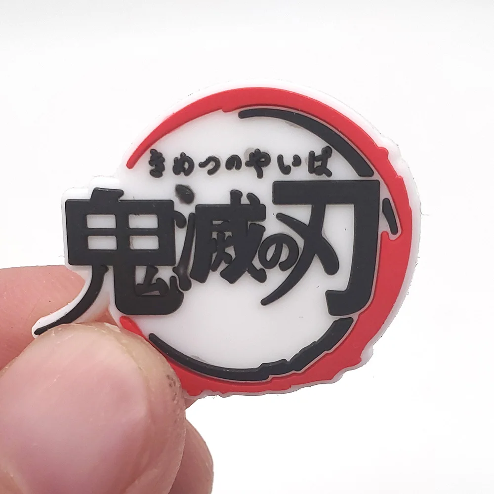 Лидер продаж 1 шт. подвески для обуви из ПВХ рассекания демонов аниме Мультяшные