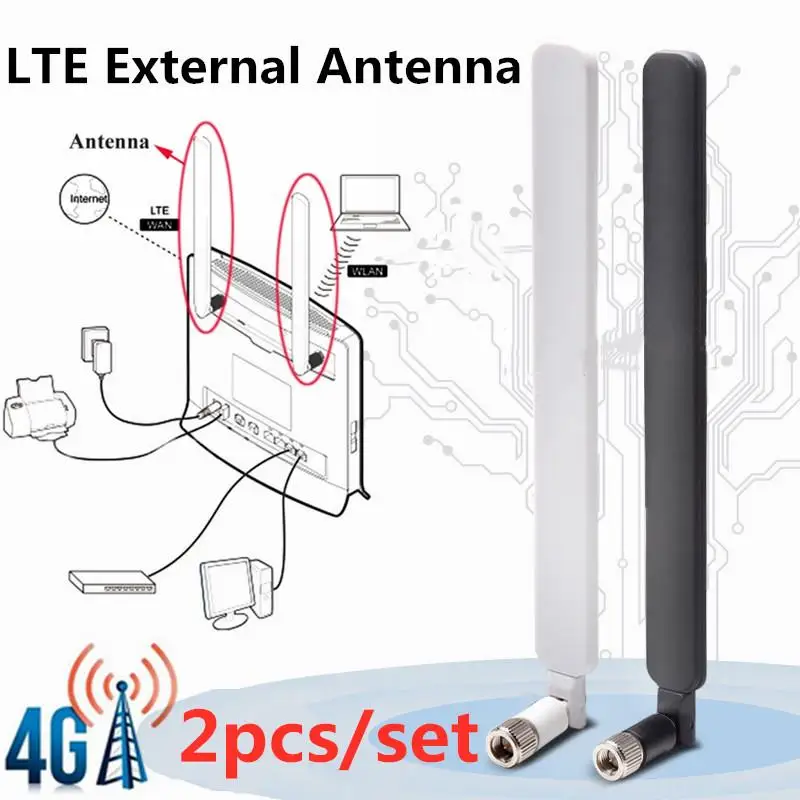 

10 pcs/set Foldable For Huawei B593S B880 B310 6mm SMA Male Wireless Modem 4G CPE Router Antenna