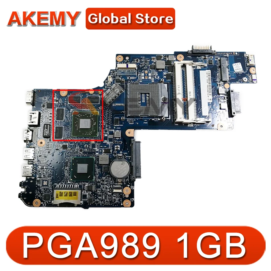 

AKEMY Brand new H000052720 laptop motherboard For Toshiba L850 C850 PGA989 HD 1GB HM76 Mainboard WORKS