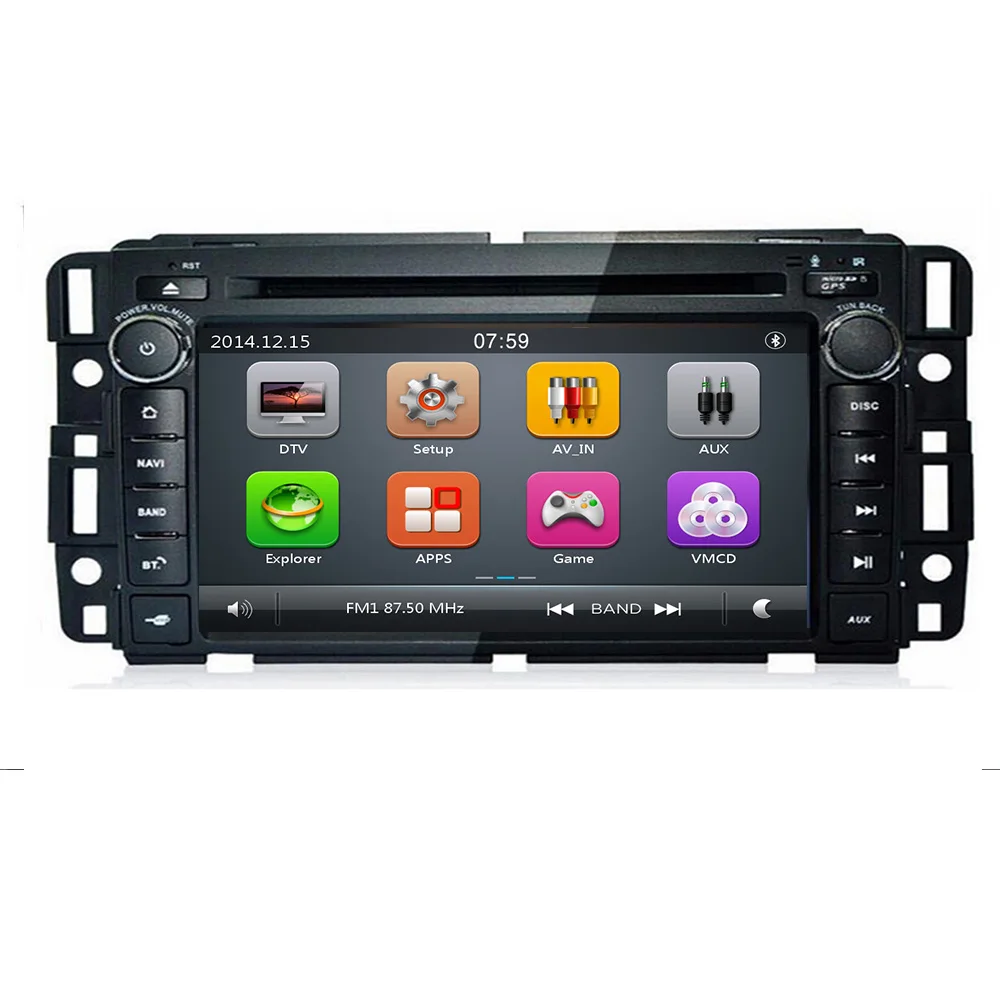 Автомобильный CD DVD плеер GPS навигация для Jeep Grand Cherokee GMC Yukon Tahoe 2006 2012 IPS экран 1080P