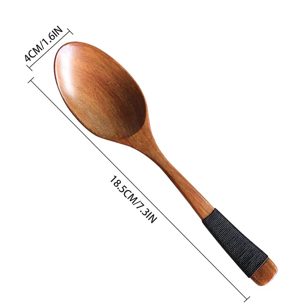 Набор деревянных ложек для риса набор ручной работы рисовая посуда суп кухонная