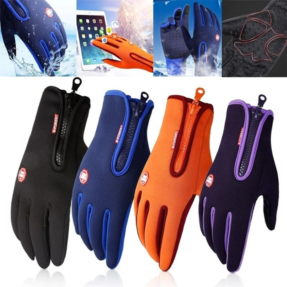 

Unisex Touchscreen Winter Thermal Warm Cycling Bicycle Bike Ski Outdoor Camping Hiking Motorcycle Gloves Sports Full Finger