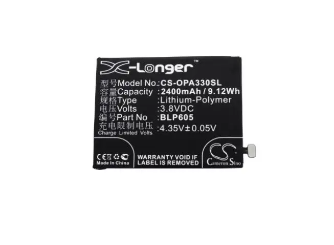 Cameron sino 2400 мА/ч батарея для OPPO A33 A33c A33m A33t A33w A35 A355 Dual SIM TD LTE F1 F1f F1w зеркало 5 Lite