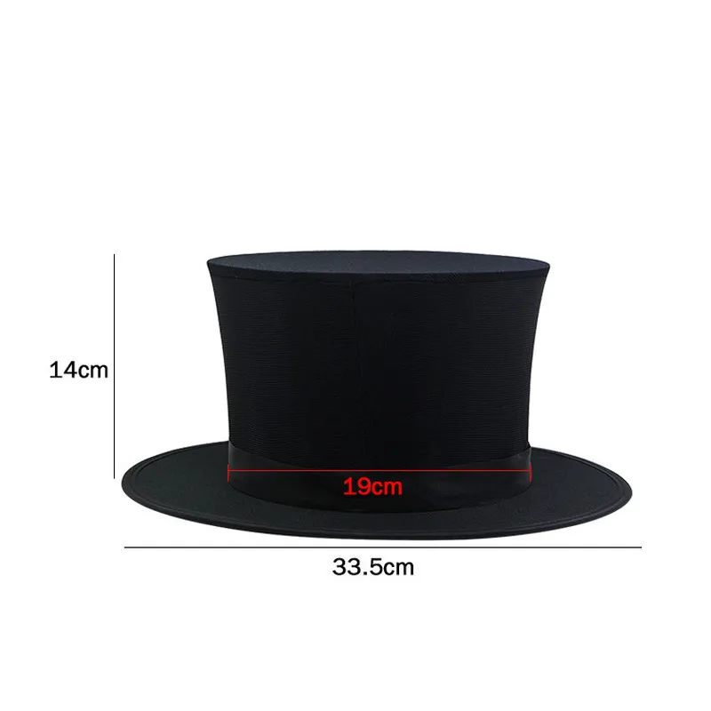 3 цвета складной топ шляпа весна Волшебные трюки (черный и игральные карты шаблон)