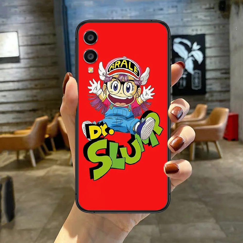 

Dr Slump Arale Anime Phone Case For HUAWEI Honor Nova 5 7 8 9 10 20 30 A C T I X Lite Pro black Hoesjes Silicone Cover Trend