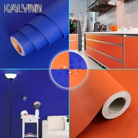 2020 blue self adhesive wallpaper for living room kitchen furniture decoration wall stickers width 55cm orange pvc contact paper