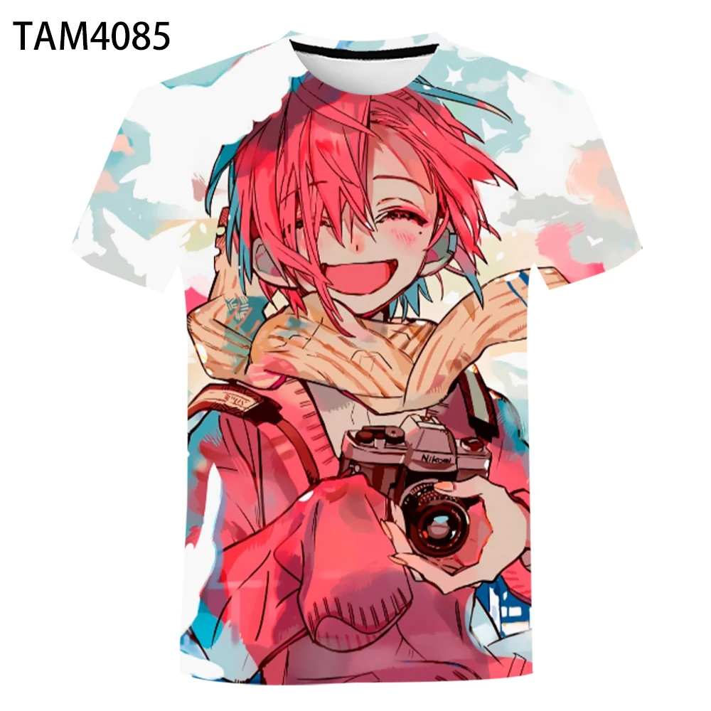 Новая роскошная простая футболка с 3D принтом унитаз связанная Hanako Kun мужская и