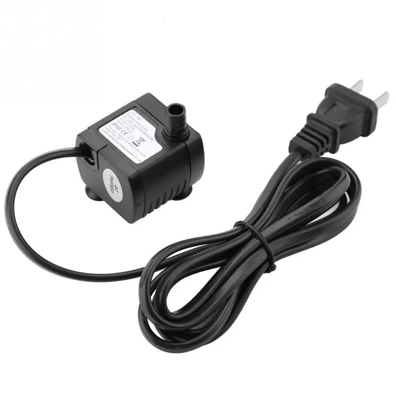 110 V/220 V 3W мини ультра тихий водяной насос погружной для пруда аквариумных рыб танк