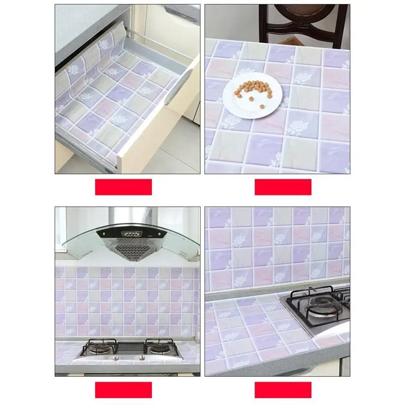 Самоклеящаяся настенная бумага водостойкая маслостойкая для домашнего декора