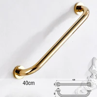 gold grab bar shower safety support handle wall mount brass vintage bathroom tub toilet handrail 30 40 cm disability equipment