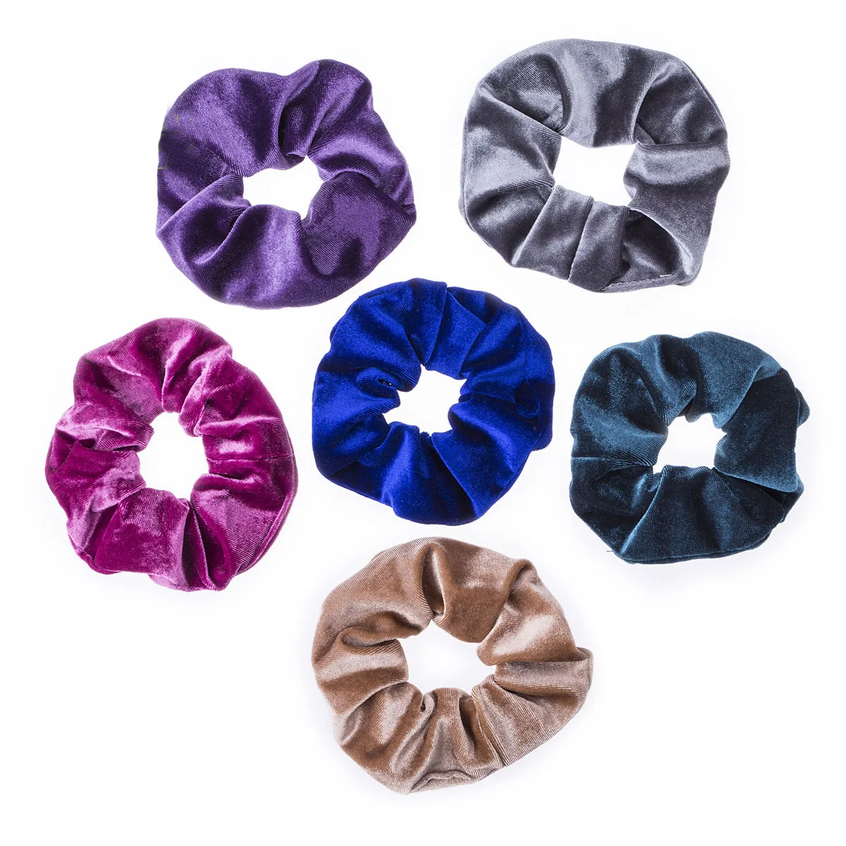 

15 Colors Velvet Hair Scrunchies Ring Solid Fabric Ponytail Holder Hair Ties Gum Elastic Hair Bands For Women Girl Cute Headwear