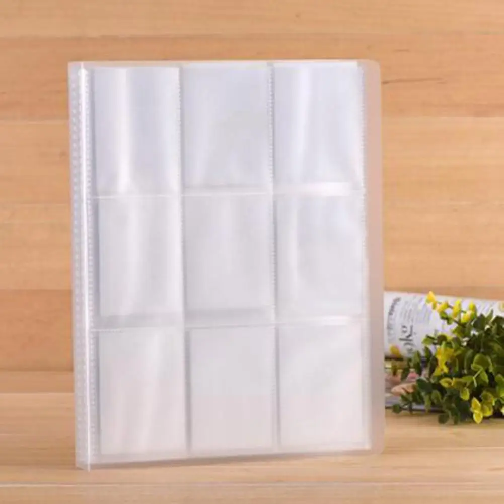 3-дюймовый бумажник с 360 карманами фотоальбом из искусственной кожи Вертикальный