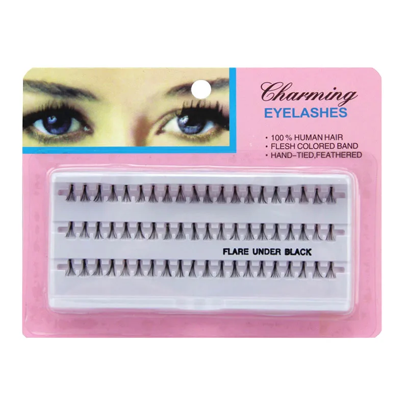 

Wholesale 5-50box Individual Eyelash Extension False Eyelashes Natural Soft Mink Eyelashes 3D VOLUME Makeup Individual Lashes
