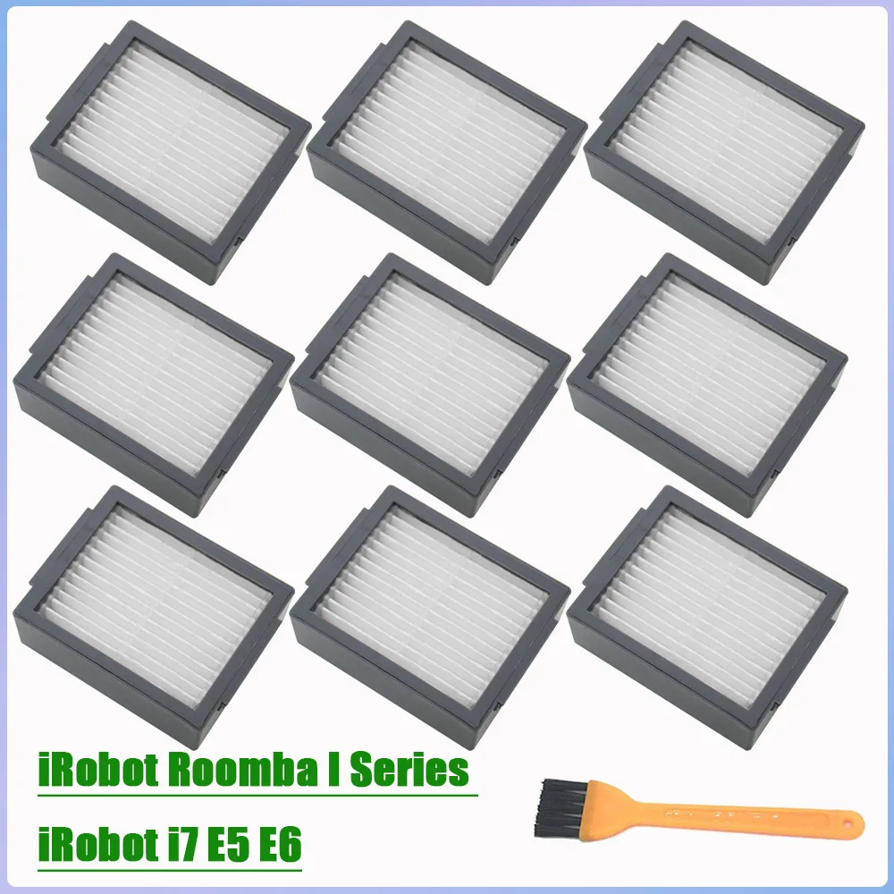 

3/4/6/9pcs Filter for iRobot Roomba I Series E Series Sweeping Robot Accessories for iRobot i7 E5 E6 Replacement Filters