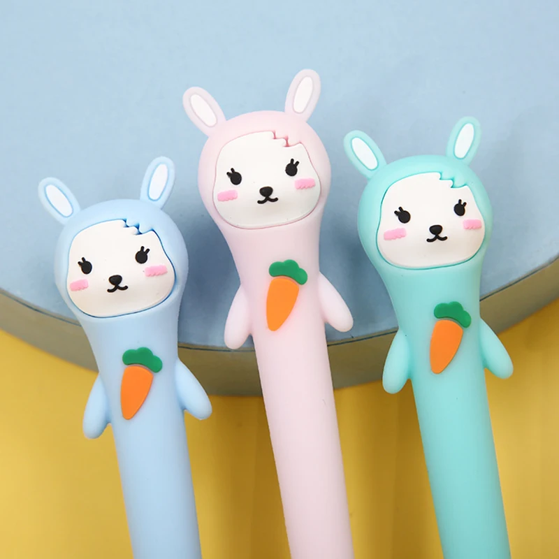 

12 шт., корейские 3d-ручки в виде кролика и кролика