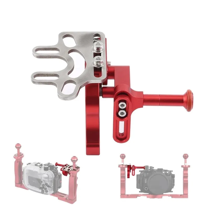 Adaptador de Extensão de Gatilho do Obturador Adaptador de Montagem para Caixa Subaquática de Câmera de Mergulho Caixa à Prova D’água