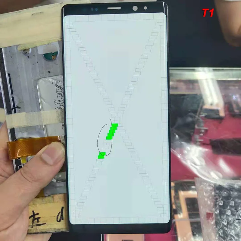 Сменный ЖК-дисплей для Samsung Galaxy Note 8 N9500 N950F сенсорный с дигитайзером в сборе