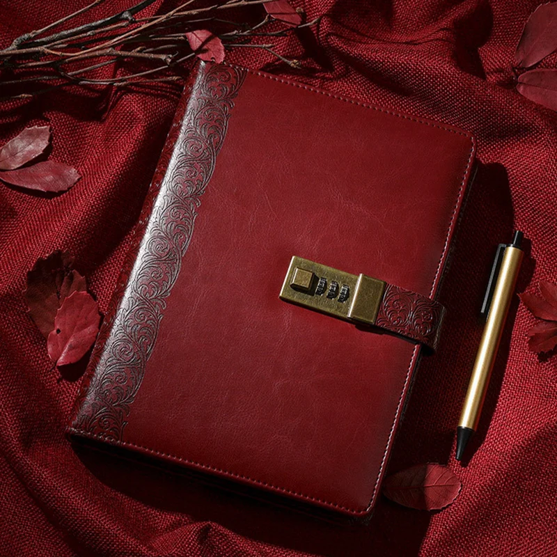 Ежедневник A5 переплет блокнот с замком спиральные дневные кольца Эскиз Книга