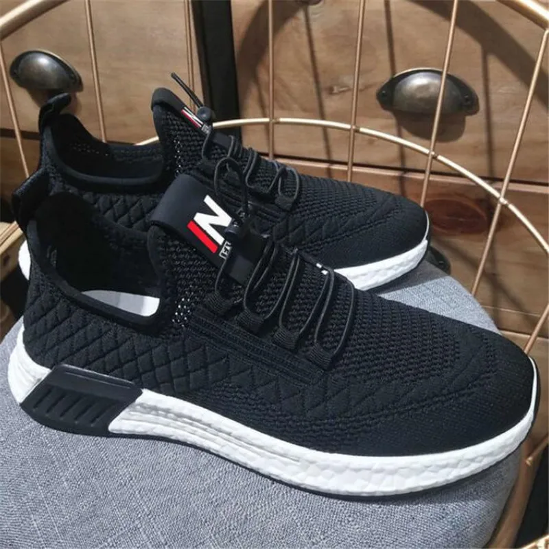 Diweini новая дышащая удобная сетчатая мужская обувь повседневная легкая ходьба мужские кроссовки модная обувь на шнуровке D010