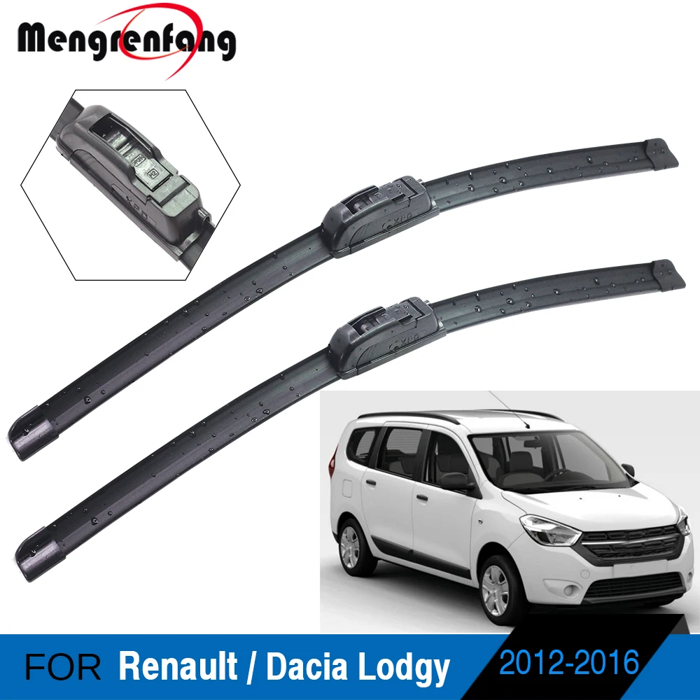 Автомобильные мягкие резиновые стеклоочистители для Renault Dacia Lodgy 2012 2013 2014 2015 2016 |