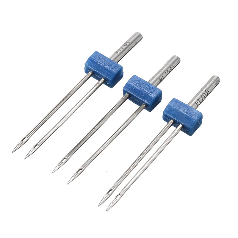 3 шт Двойная игла швейная Бытовая многофункциональная машина аксессуары 2/90 3/90 4/90