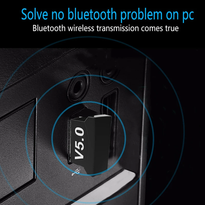 Беспроводной Bluetooth адаптер 5 0 USB Настольный компьютер свободный привод аудио