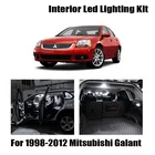 Для Mitsubishi Galant 1988-2011 2012 белые светодиодные с Canbus салона комплект ламп led гирлянда для внутреннего купола подсветка багажника