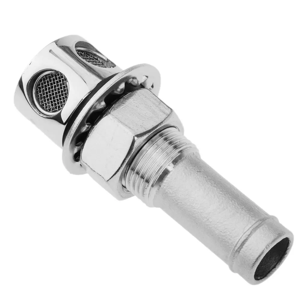 

Marine Grade 316 Stainless Steel Gas Fuel Tank Vent Through Hull Boat Yacht