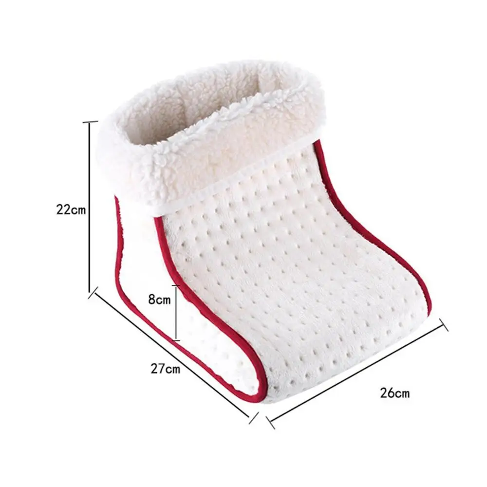 

Heated Plug Type Electric Warm Foot Warmer Washable Heats Control Settings Warmer Cushion Thermal Foot Warmer Gift