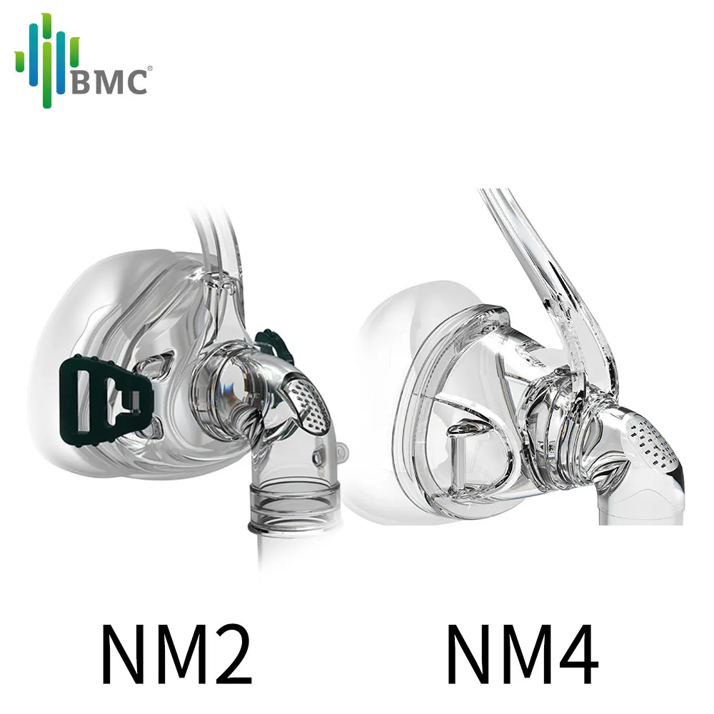 BMC NM2/NM4 носовая Маска CPAP маска для сна с головным убором S/M/L три размера подходит