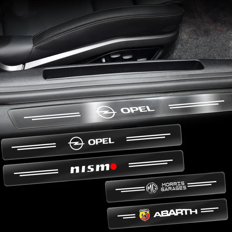 

4pcs Car Paint Protection Sticker Transparent Car Door Sill Plate for BMWs E46 E39 E90 E60 E36 F30 F10 E34 X5 E53 E30 F20 E92
