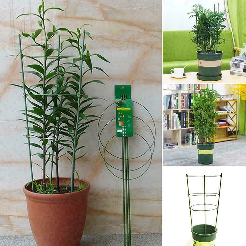 

Climbing Plant Support Cage Garden Trellis Flowers Stand Rings Tomato Support EL