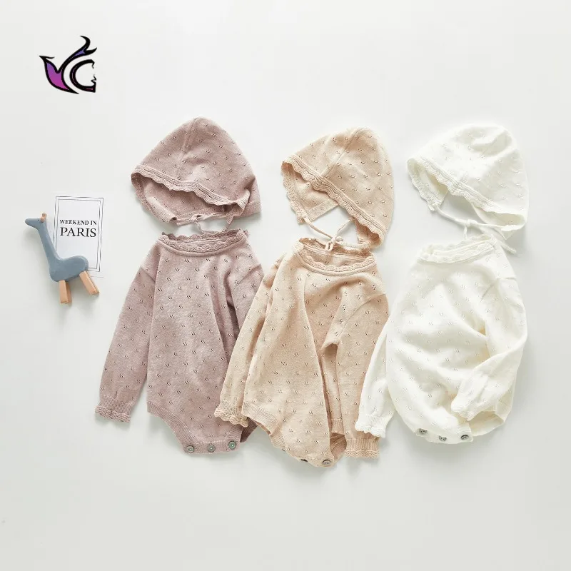 

Yg Baby вязаная одежда цвета хаки для детей 0-3 лет Детская рубашка с длинным рукавом цельный треугольный альпинизм одежда с шляпой