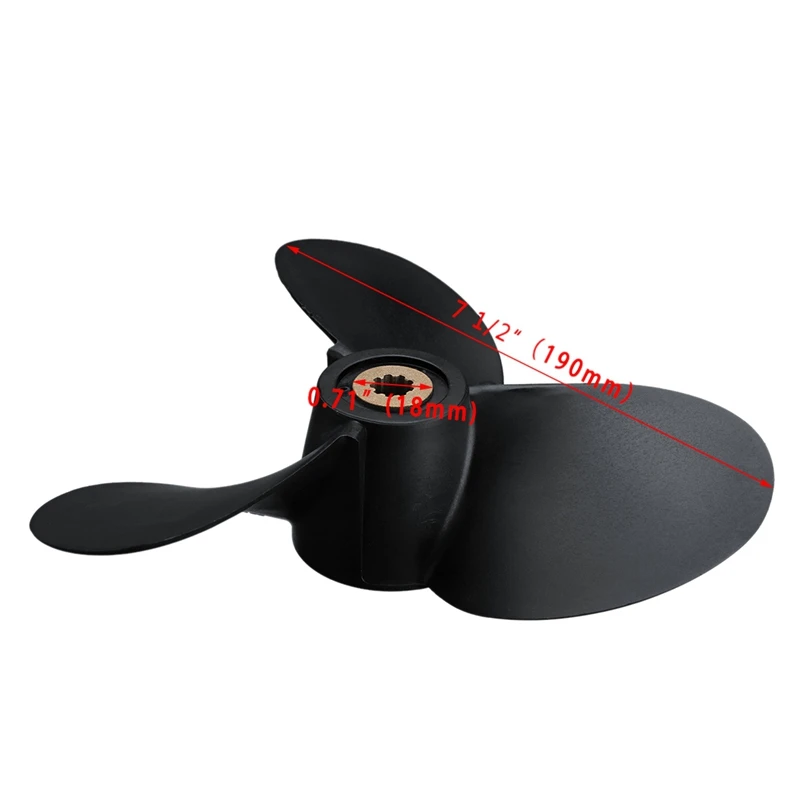

6L5-45251-03 2/2.5/3/4/5/6HP with Outboard Propeller 6E0-45941-01-El 7 1/2X8-Ba