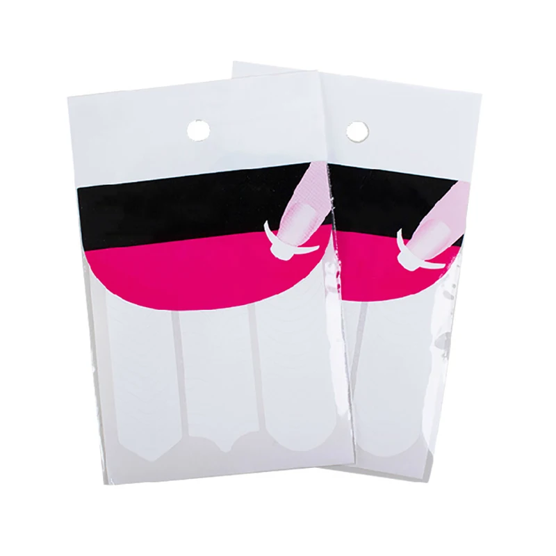 240 шт/5 листов руководство по ногтям Советы наклейки Французский маникюр Маникюр