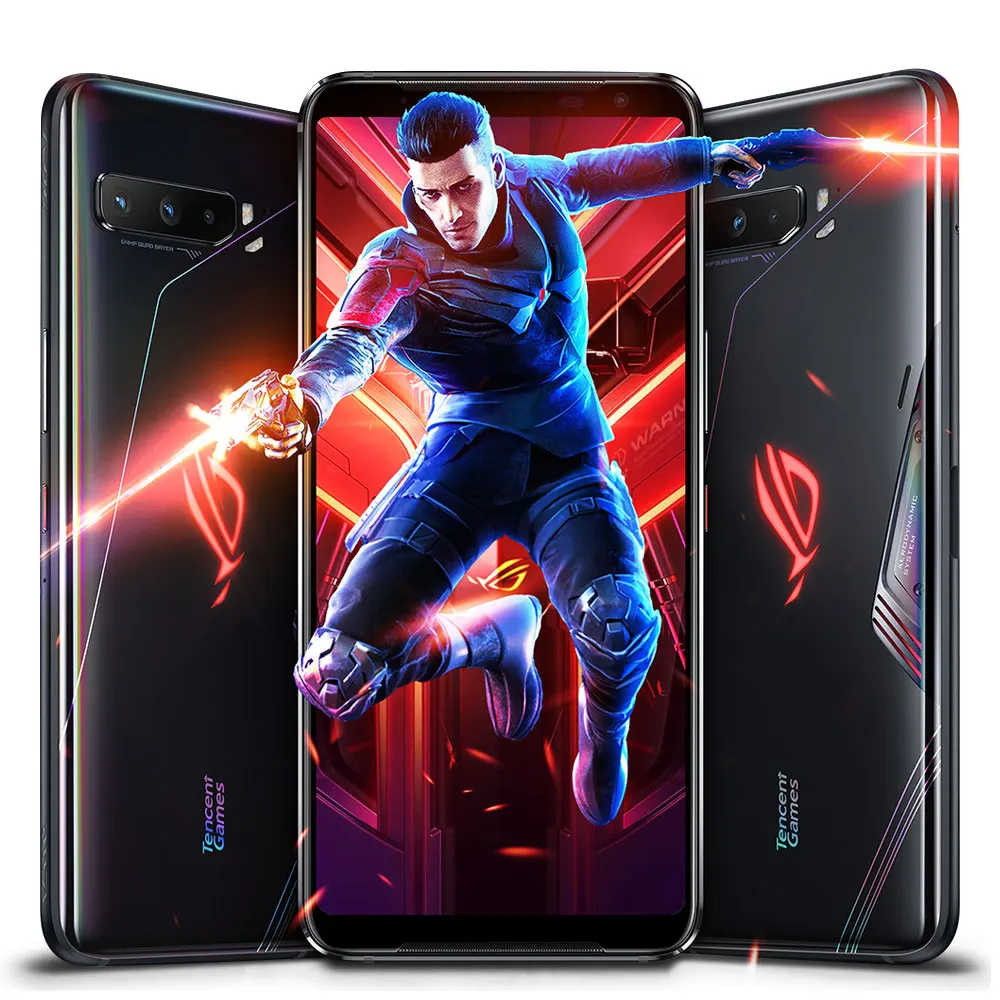 

Global Rom Asus ROG Phone 3 5G Gaming Phone 6.59 "12 RAM 512GB ROM Snapdragon 865 Plus 6000mAh 144HZ FHD+ AMOLED ROG3 Smartphone