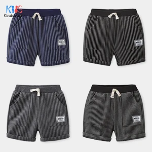 2020 шорты для мальчиков летние пляжные Детские Полосатые Повседневные детские штаны шорты для мальчиков одежда с эластичной резинкой на талии для детей DC210