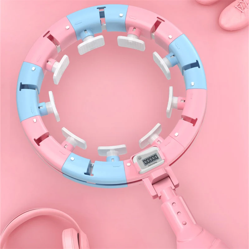 

12 частей, новый стиль, съемные умные счетные спортивные обручи с тонкой талией для девочек, топ для домашних тренировок, фитнес-оборудование...